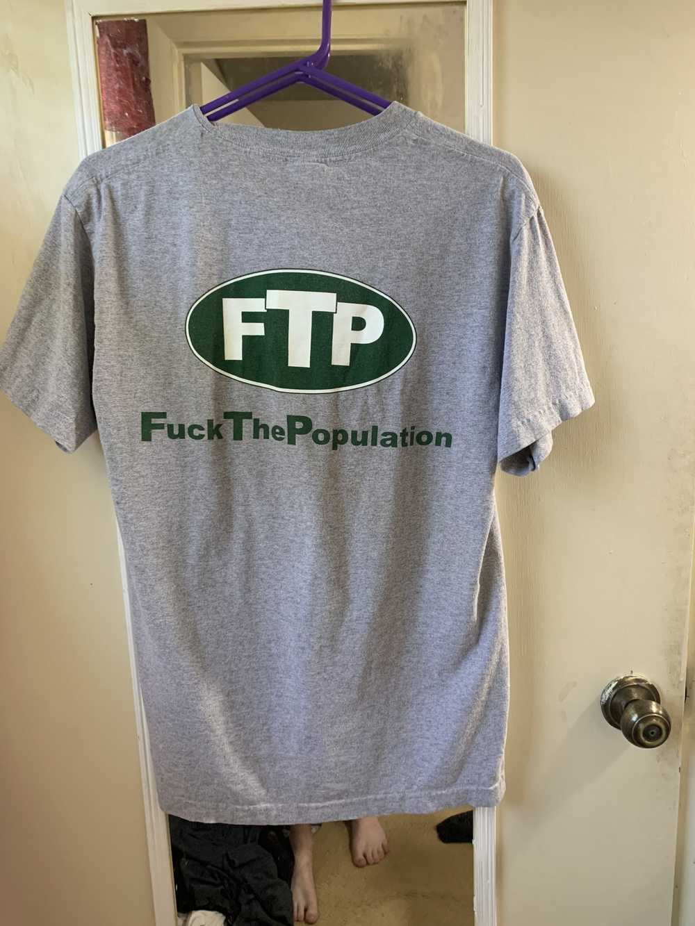 Fuck The Population Fuck The Population Oval Tee - image 2