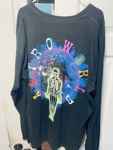 Travis Scott Astroworld Wish You Were Here L/S Tee Black Men's