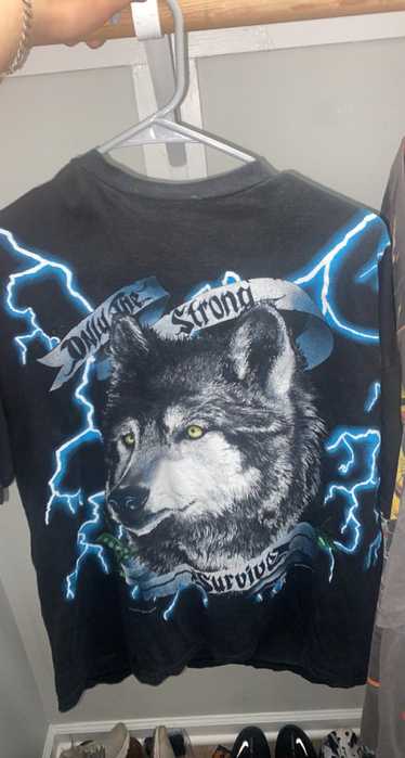 Vintage USA THUNDER 90s Vintage Wolf Tee