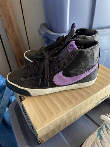 Nike nike black and purple blazers