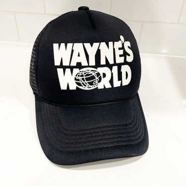 Vintage Waynes World Snapback Trucker Hat cap vint