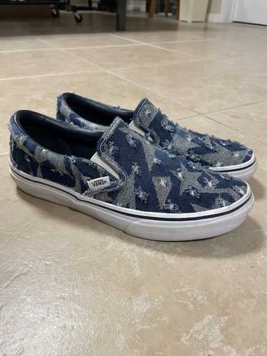 Vans Vans Slip-on Denim Stars Size 8 *RARE*