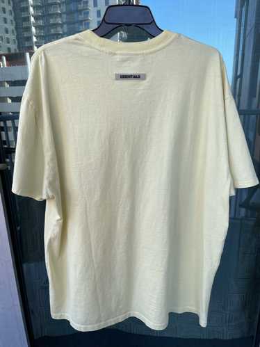 Fear of God FOG ESSENTIAL Yellow T-Shirt size medi
