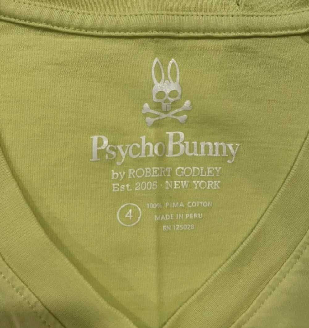 Psycho Bunny Psycho Bunny Mens V-Neck T-Shirt Gre… - image 3