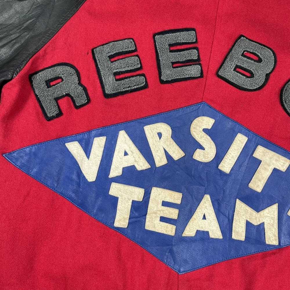 Reebok × Varsity Jacket × Vintage Vintage 90s Ree… - image 8