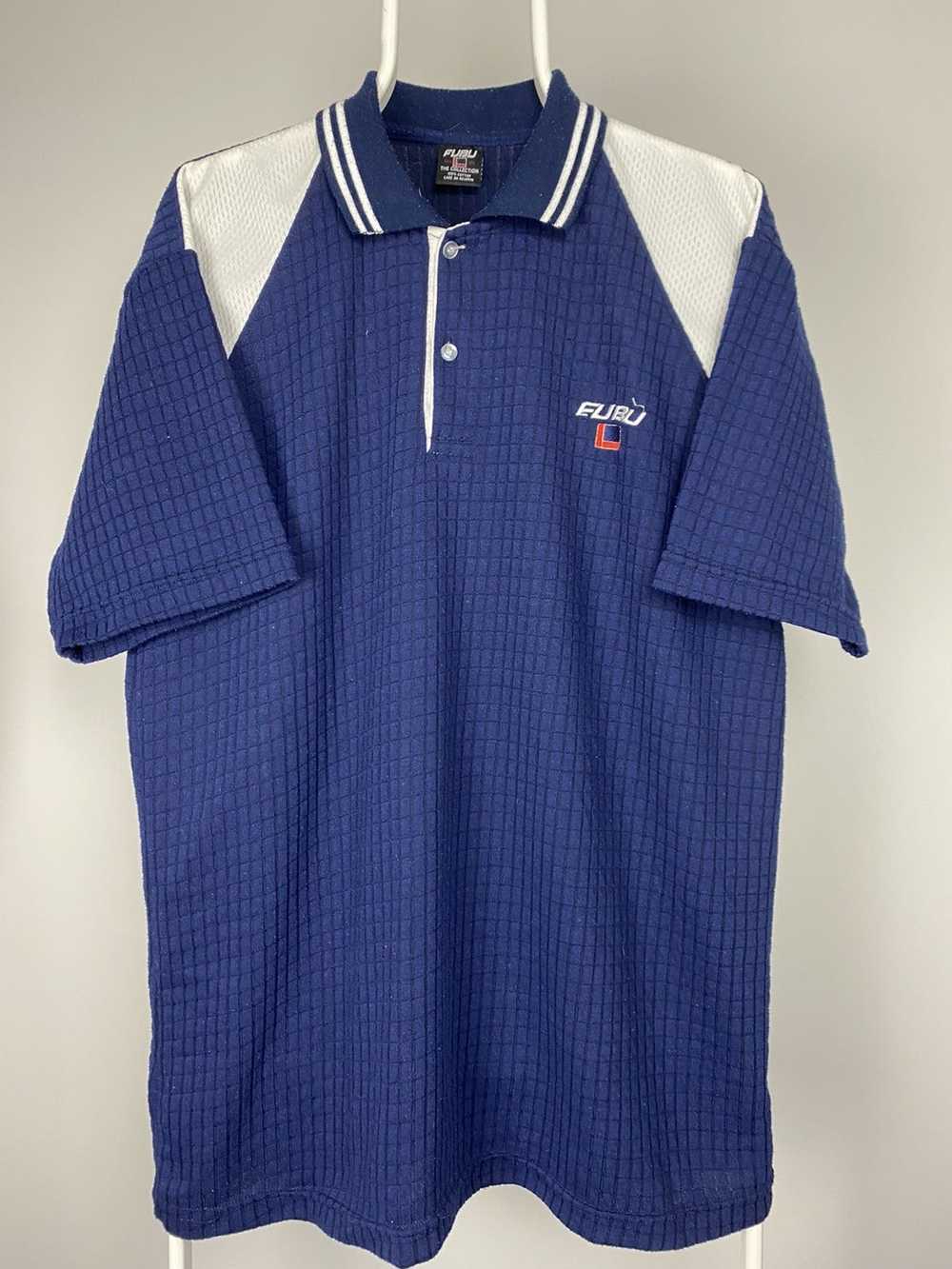 Fubu × Vintage FuBu vintage polo T-shirt navy - Gem