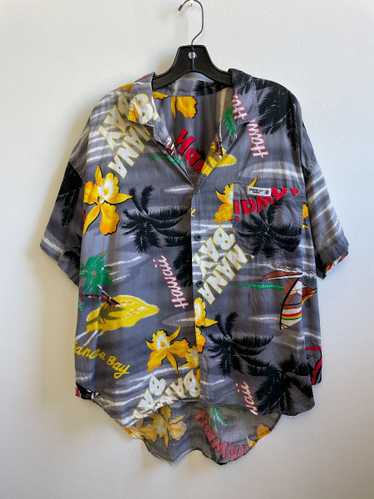 RAD 1980S-90S COTTON ALLOVER TROPICAL WINDSURFING 