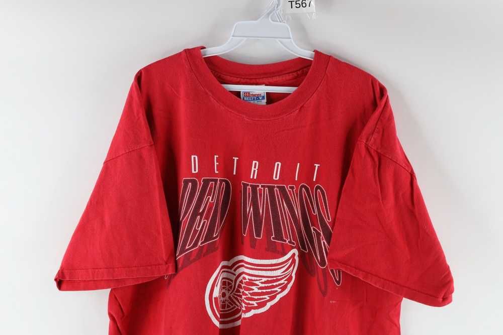 Vintage Vintage 90s Detroit Red Wings Hockey Spel… - image 2