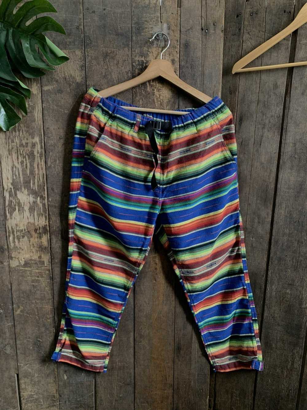 Uniqlo Uniqlo Rainbow Stripe 3quarter Pant - image 1