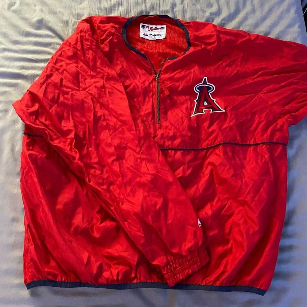 Majestic Los Angeles Angels Majestic Pullover - image 2