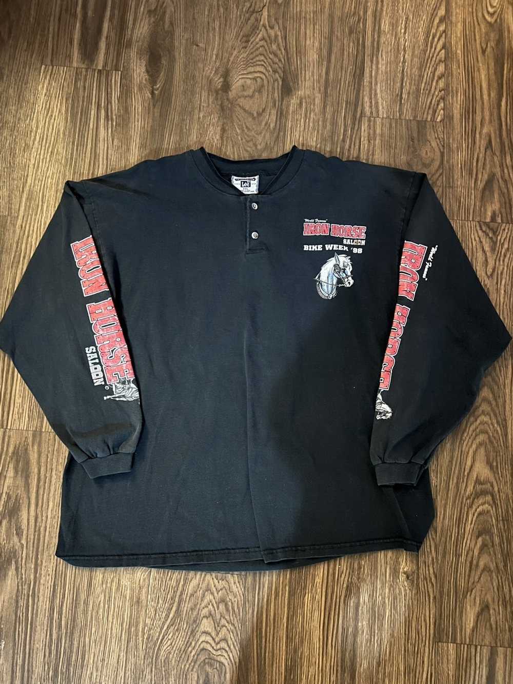 Lee × Vintage Vintage 1998 Bike Week Long Sleeve … - image 2