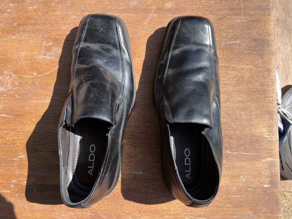 Aldo Black Aldo Leather Loafers - image 2