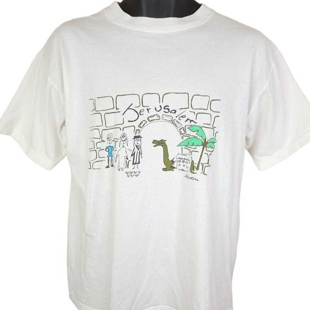 Vintage Jerusalem T Shirt Vintage 90s 1992 Camel … - image 1