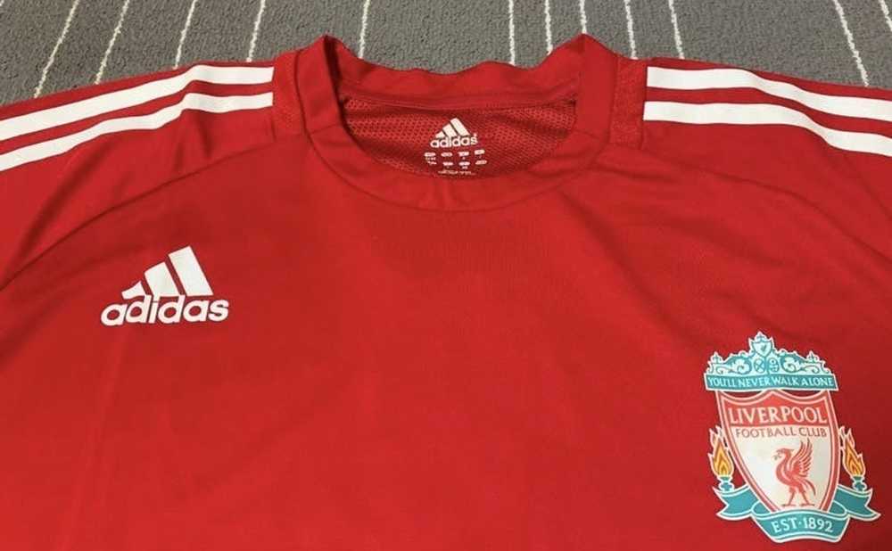 Liverpool × Soccer Jersey Vintage Adidas Liverpoo… - image 6