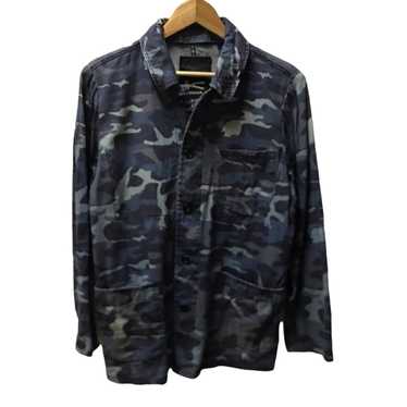Denham Denham camouflage button shirt