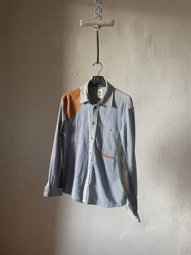 Bodega Vintage Bodega multi-fabric Button up