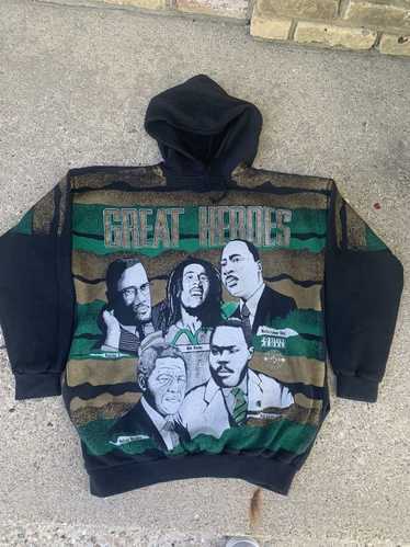 Bob Marley × Malcolm X × Vintage RARE Vintage “Gre