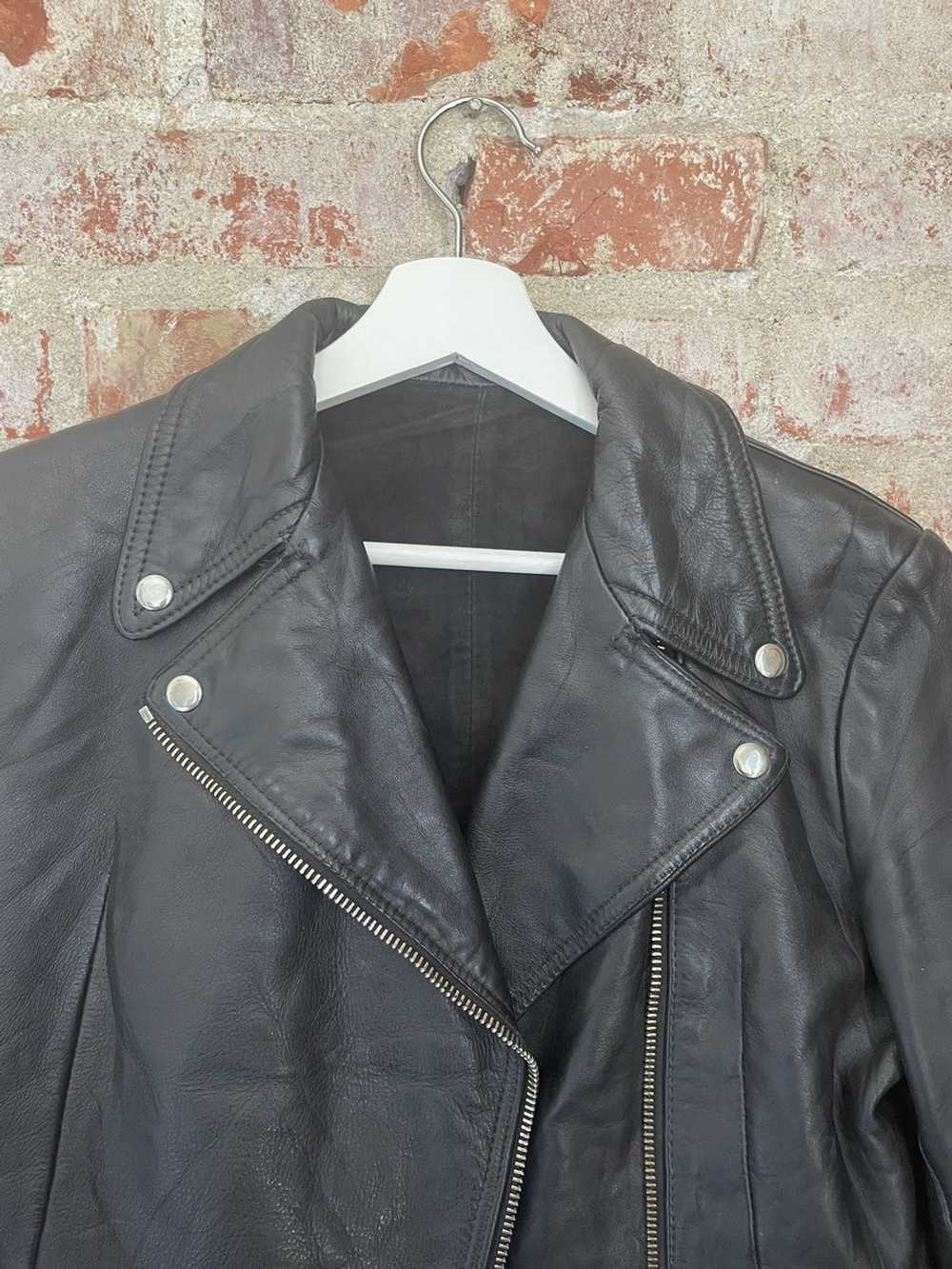 Vintage Vintage 1960s Leather Motorcycle Jacket - image 3