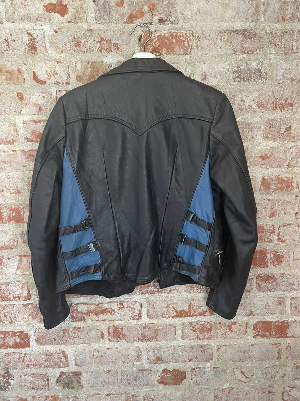 Vintage Vintage 1960s Leather Motorcycle Jacket - image 6
