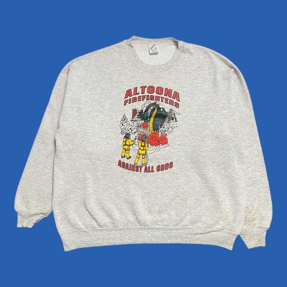 Vintage vintage firefighter sweatshirt - image 1