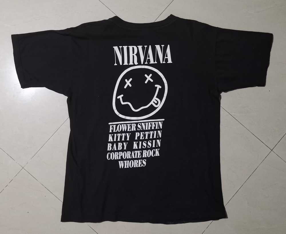 Band Tees × Nirvana × Vintage NIRVANA​ VINTAGE​ S… - image 2