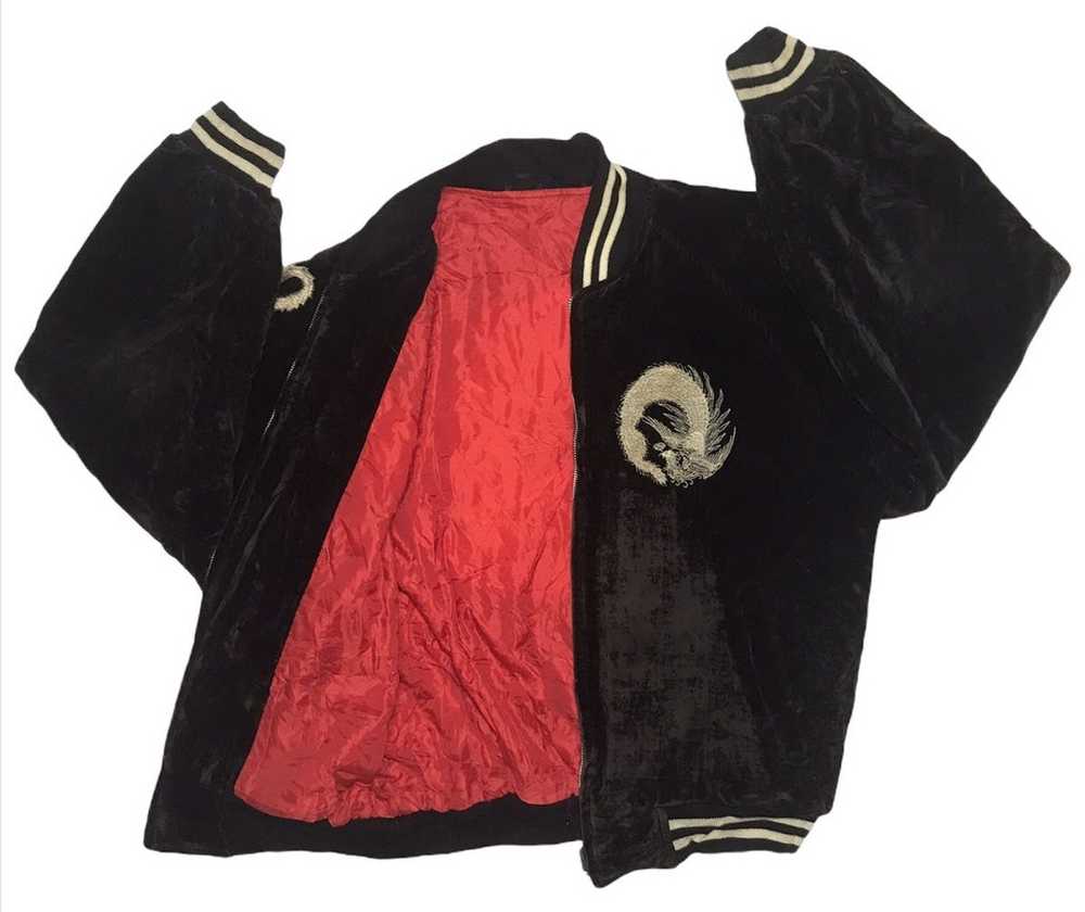 Japanese Brand × Sukajan Souvenir Jacket × Velvet… - image 3