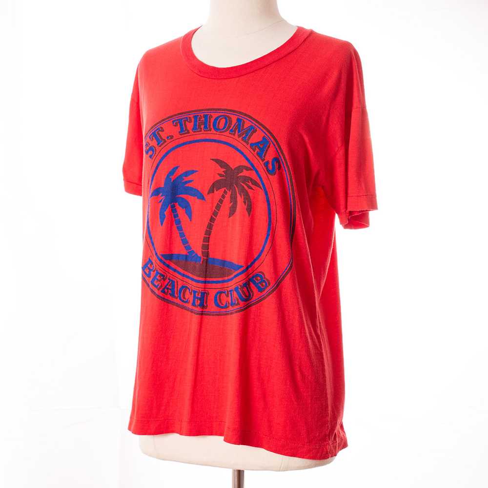 1970s "St. Thomas" Souvenir Graphic T-Shirt - image 3