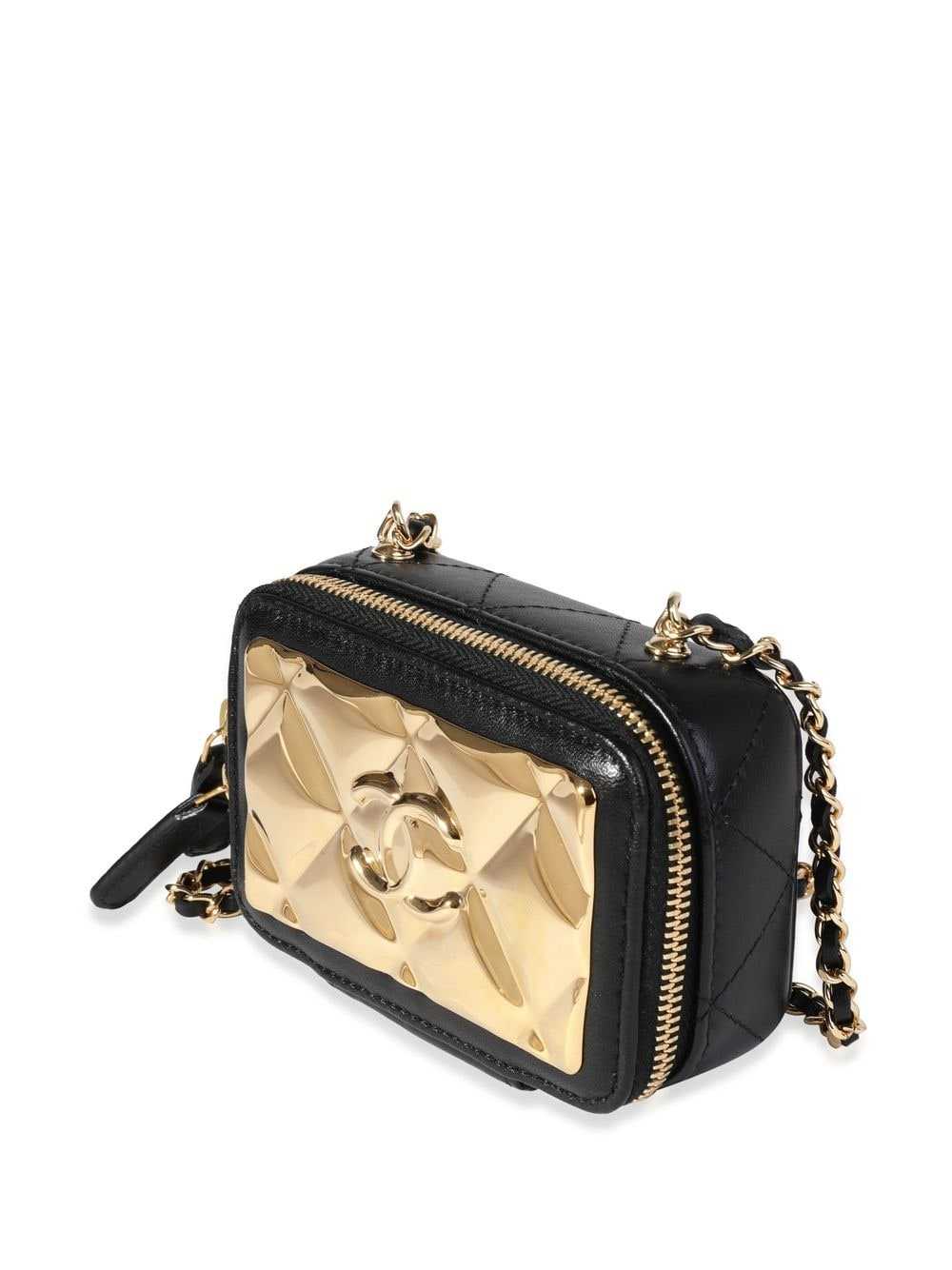 CHANEL Pre-Owned quilted CC mini bag - Black - image 3