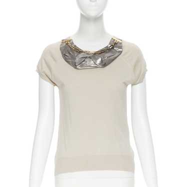 LOUIS VUITTON 21SS LVM Intarsia Crewneck Knit Tops RM211M Short sleeve T- shirt