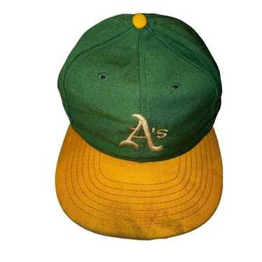 Vintage Oakland A's Athletics New Era Fitted Hat Cap Size 7 3/4 Nwot MLB Pro Model Diamond Collection 90s