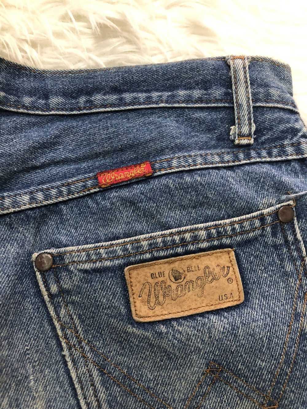 Vintage × Wrangler Vtg Wrangler blue bell - image 9