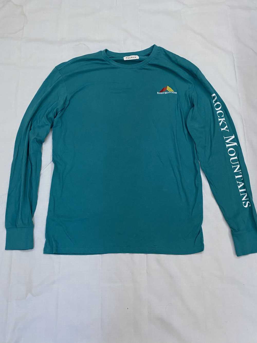 Pacsun Rocky Mountains Long Sleeve T-Shirt - image 1