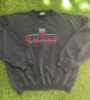 Hottertees Chicago Bulls Sweatshirt Vintage NBA 90s Pullover
