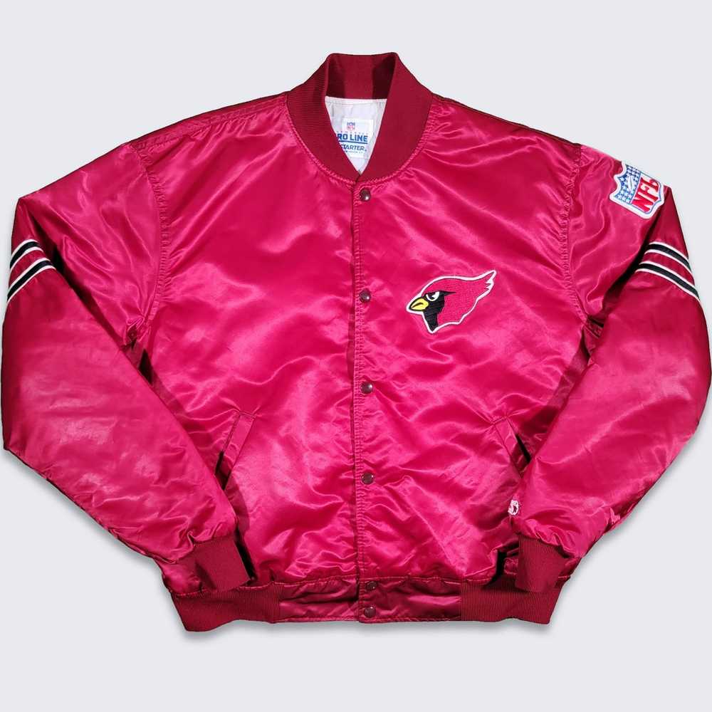 Bomber Jacket × Starter × Vintage Arizona Cardina… - image 1