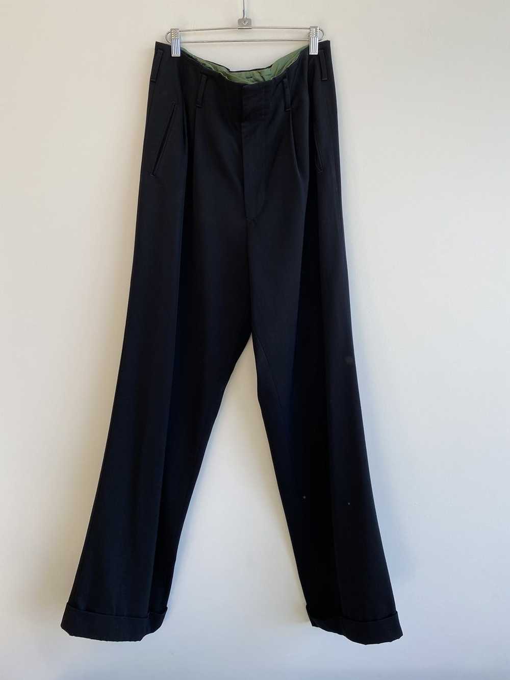 Jean Paul Gaultier Baggy Wool Trousers - image 1