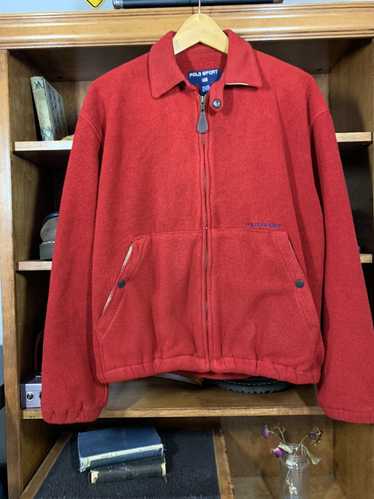 Polo Ralph Lauren × Vintage Red Fuzzy Polo Sport F