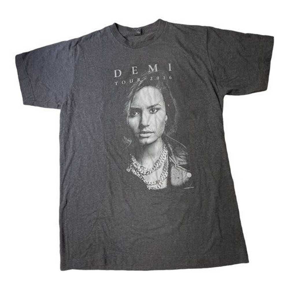 Tultex Demi Lovato 2016 Concert Tour Graphic Gray… - image 1