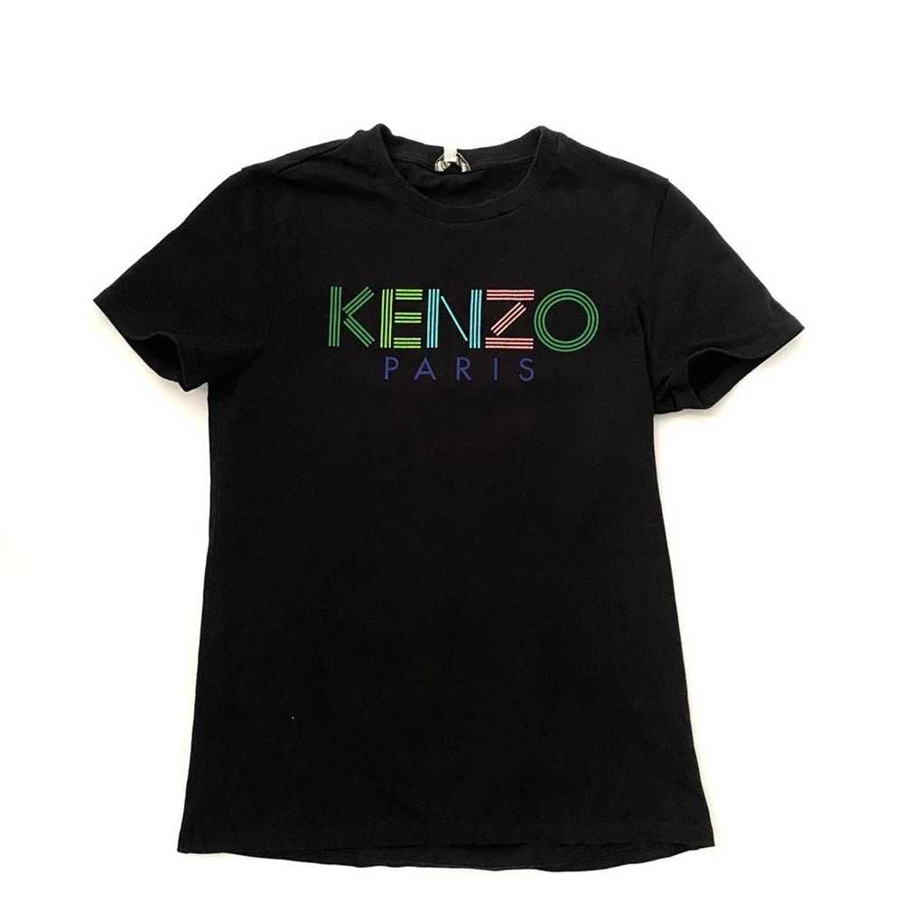 Kenzo Kenzo Paris tee T-shirt in black big logo s… - image 1