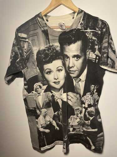 Vintage Vintage I Love Lucy Tv Show Tees Front and