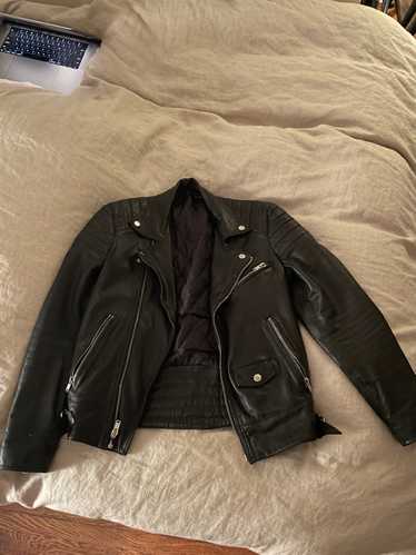 Blk Dnm Blk Dnm Men's Leather Jacket