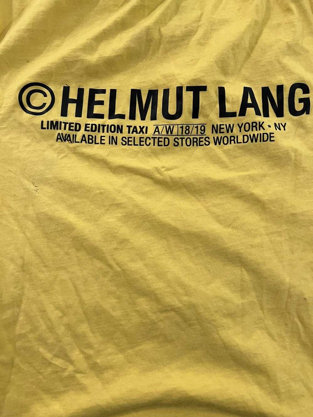 Helmut Lang Helmut Lang Yellow Taxi Tee - image 3
