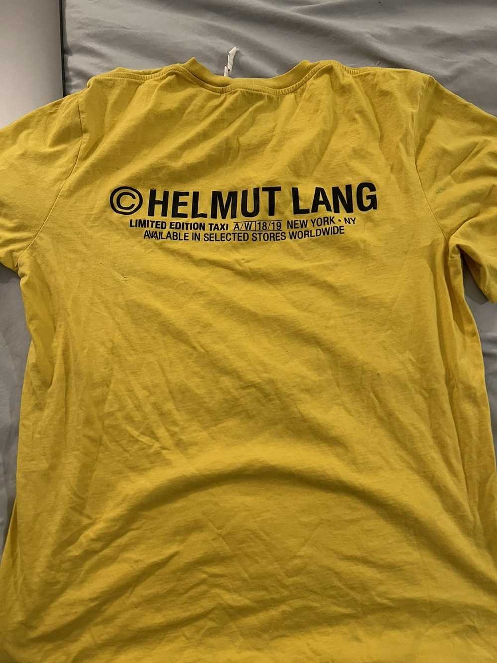 Helmut Lang Helmut Lang Yellow Taxi Tee - image 6