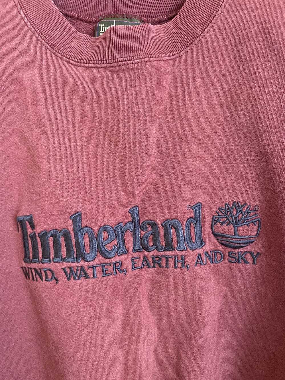 Timberland × Vintage Vintage 90s Timberland Crewn… - image 2