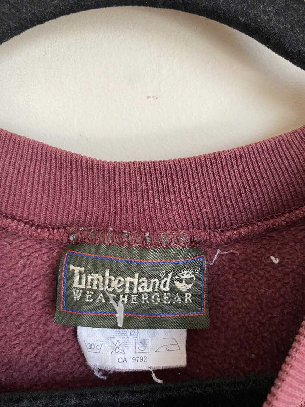 Timberland × Vintage Vintage 90s Timberland Crewn… - image 3