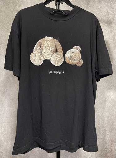 Palm Angels Teddy Bear Graphic Print Short Sleeve T-shirt Size Large New