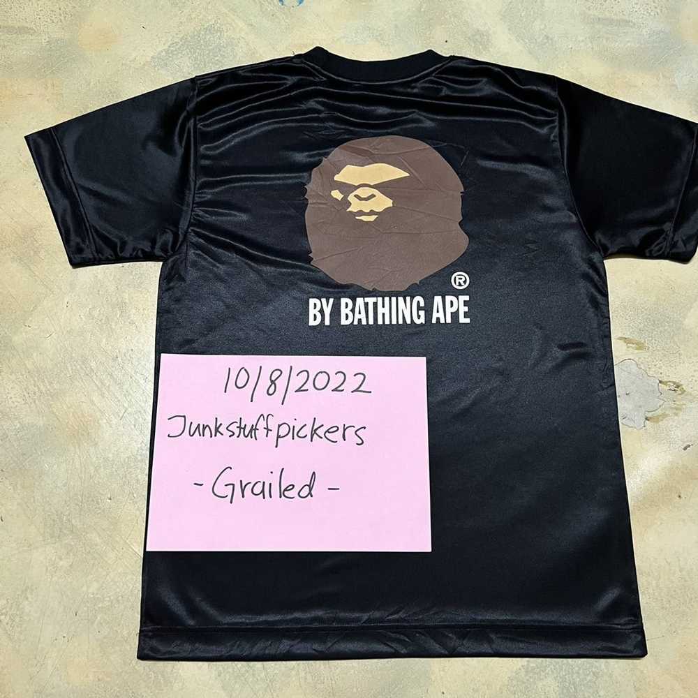 Bape × Vintage Bape Bathing Ape Big Logo Jersey T… - image 2