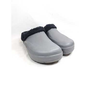 Other Crane Men's Size 9-10 Lined Clogs Gray - image 1