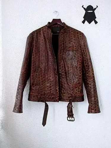 Fendi Fendi TORTUGA AMBRA BIKER JACKET 2005 VINTAG