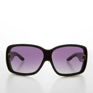 CHANEL c.2000's Pink Translucent CC Logo Shield Rimless Sunglasses 4111  w/Box at 1stDibs