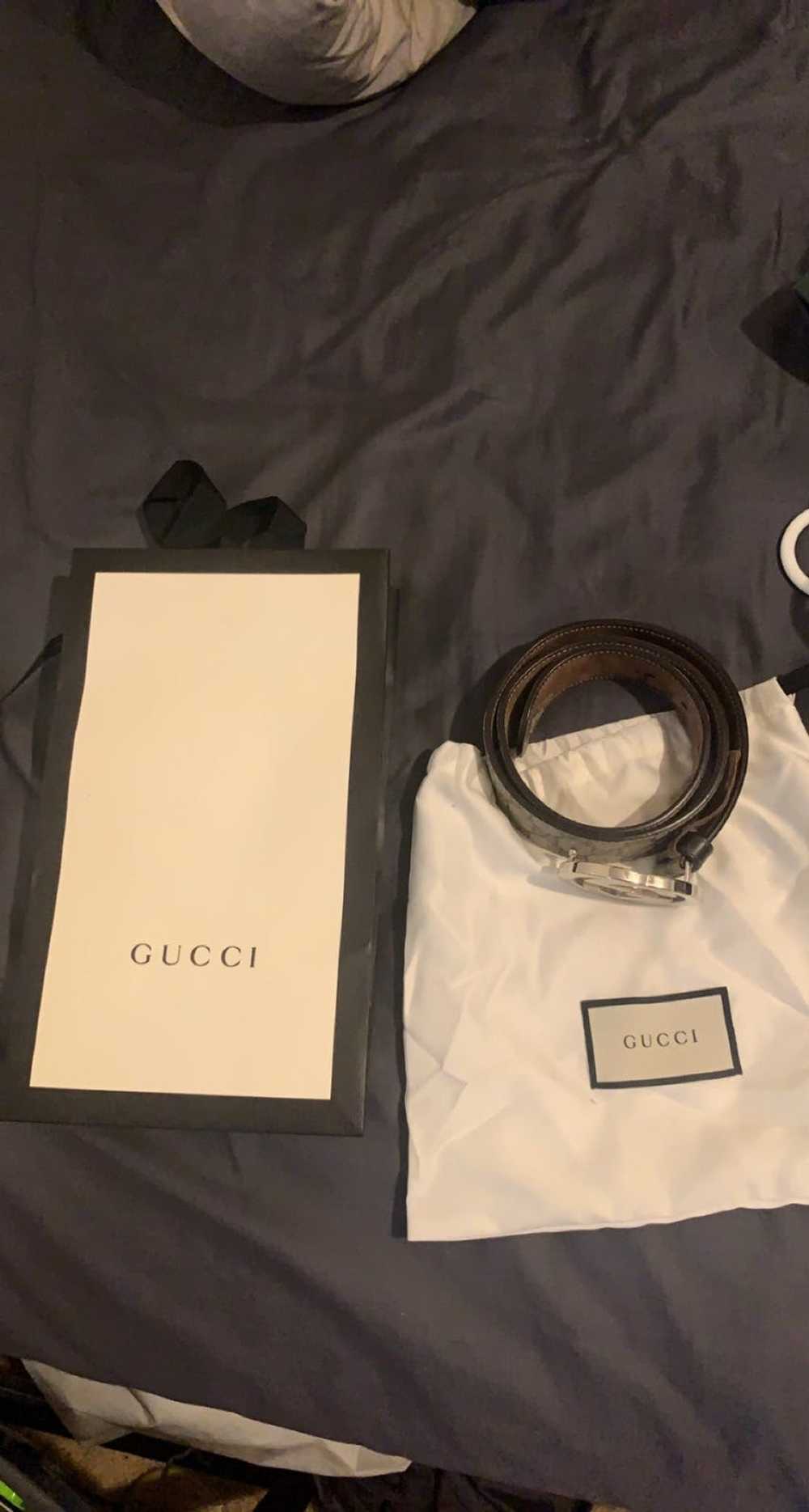 Gucci Gucci GG Supreme Belt with G Buckle - image 1